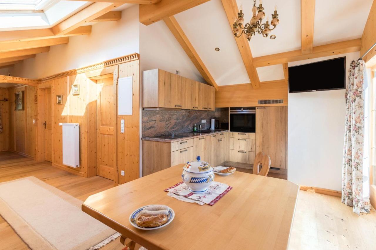 Ferienwohnung Bergkristall 米滕瓦尔德 外观 照片
