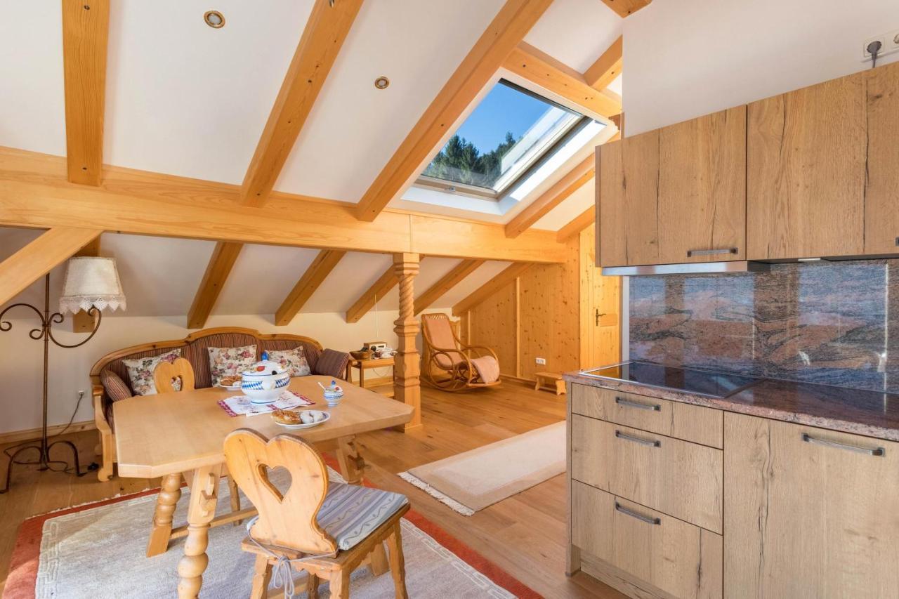 Ferienwohnung Bergkristall 米滕瓦尔德 外观 照片